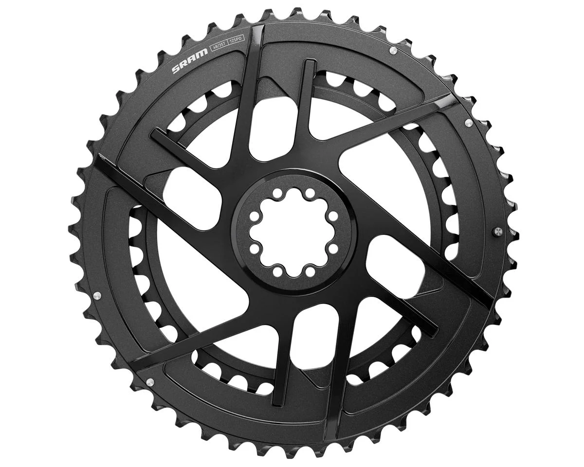 SRAM Rival Direct Mount Double Chainring Kit (Black) (Inner & Outer) (48/35T) (2 x 12 Speed) (E1)
